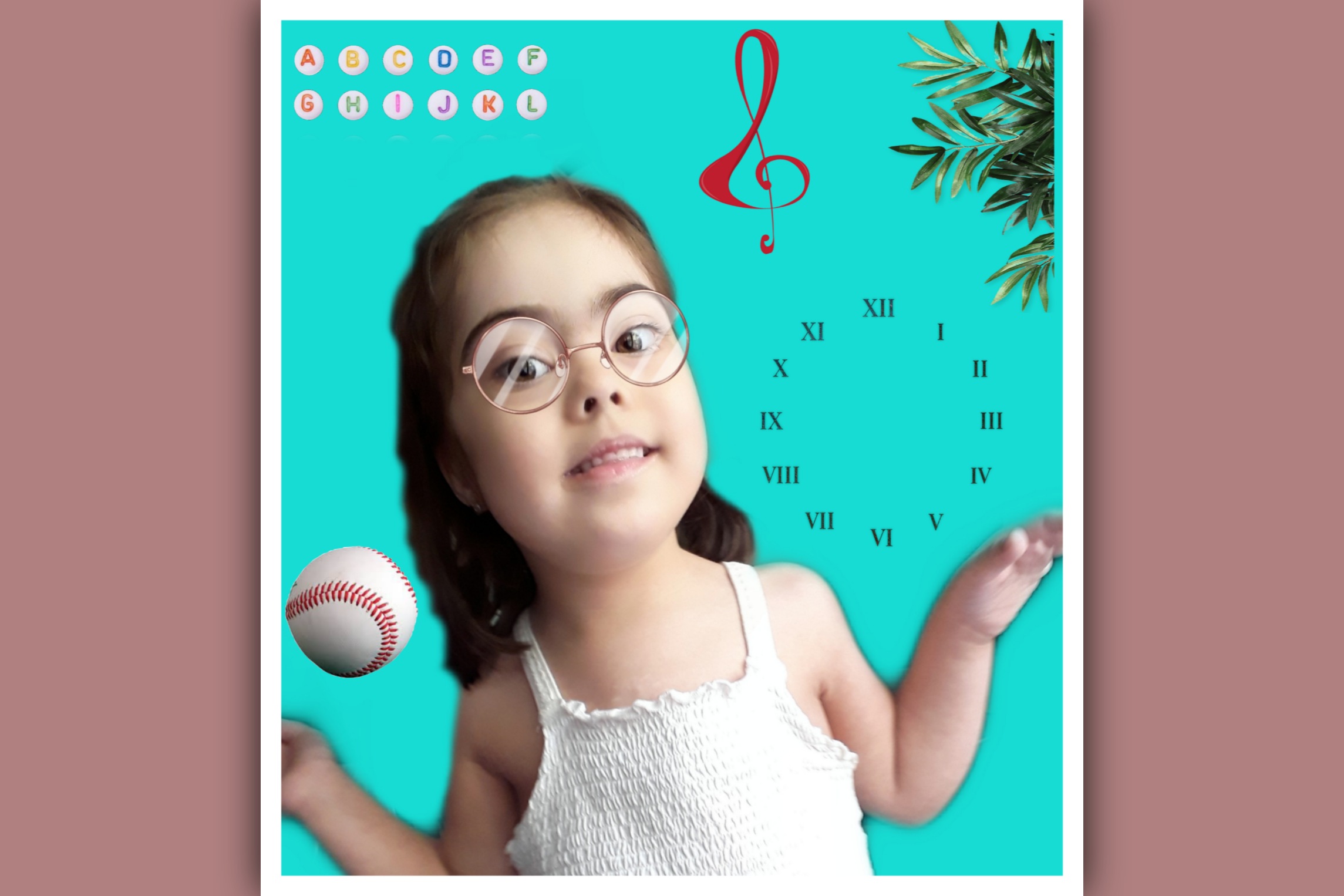 niña con sindrome de down representando las inteligencias multiples