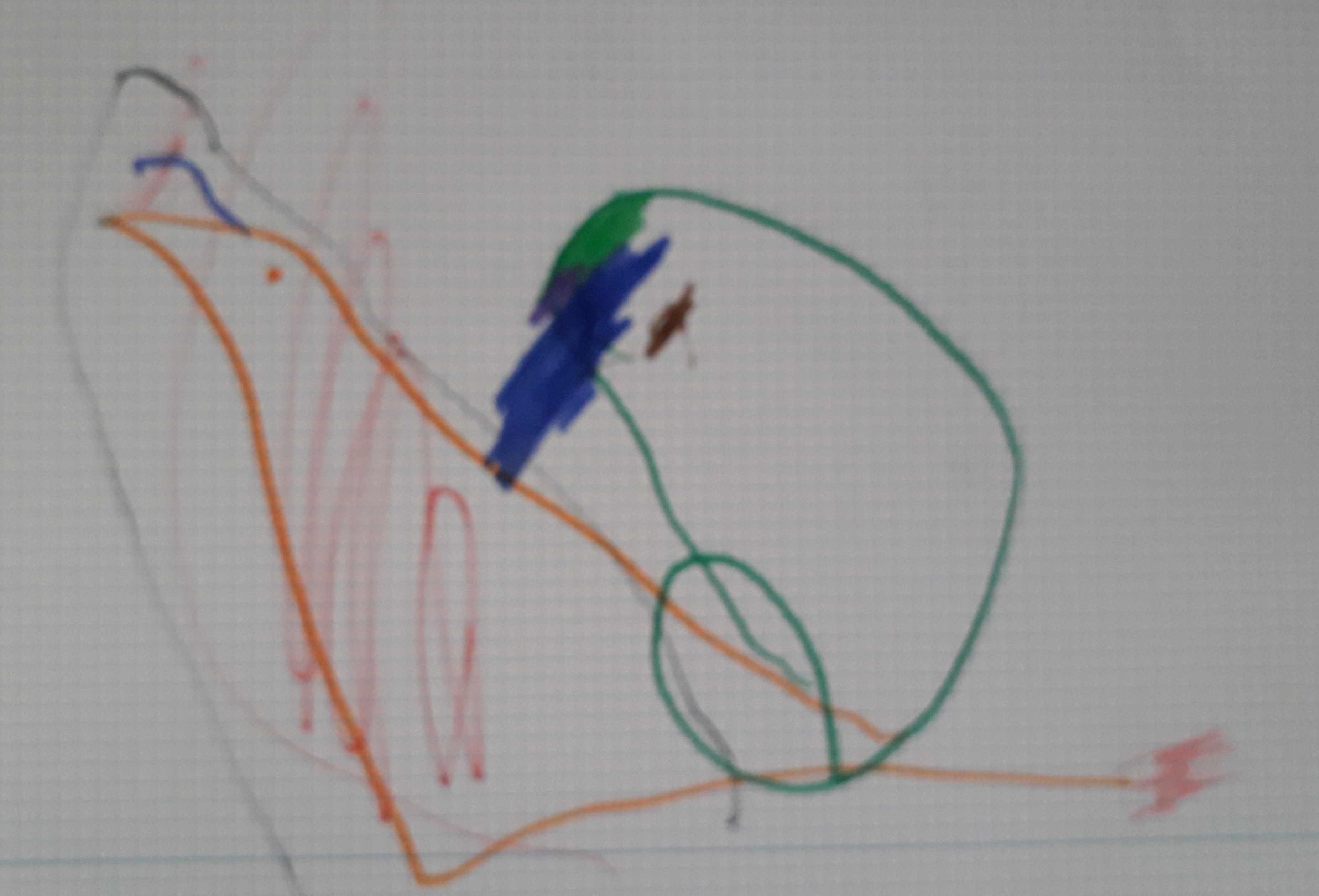 dibujo niña sindrome down