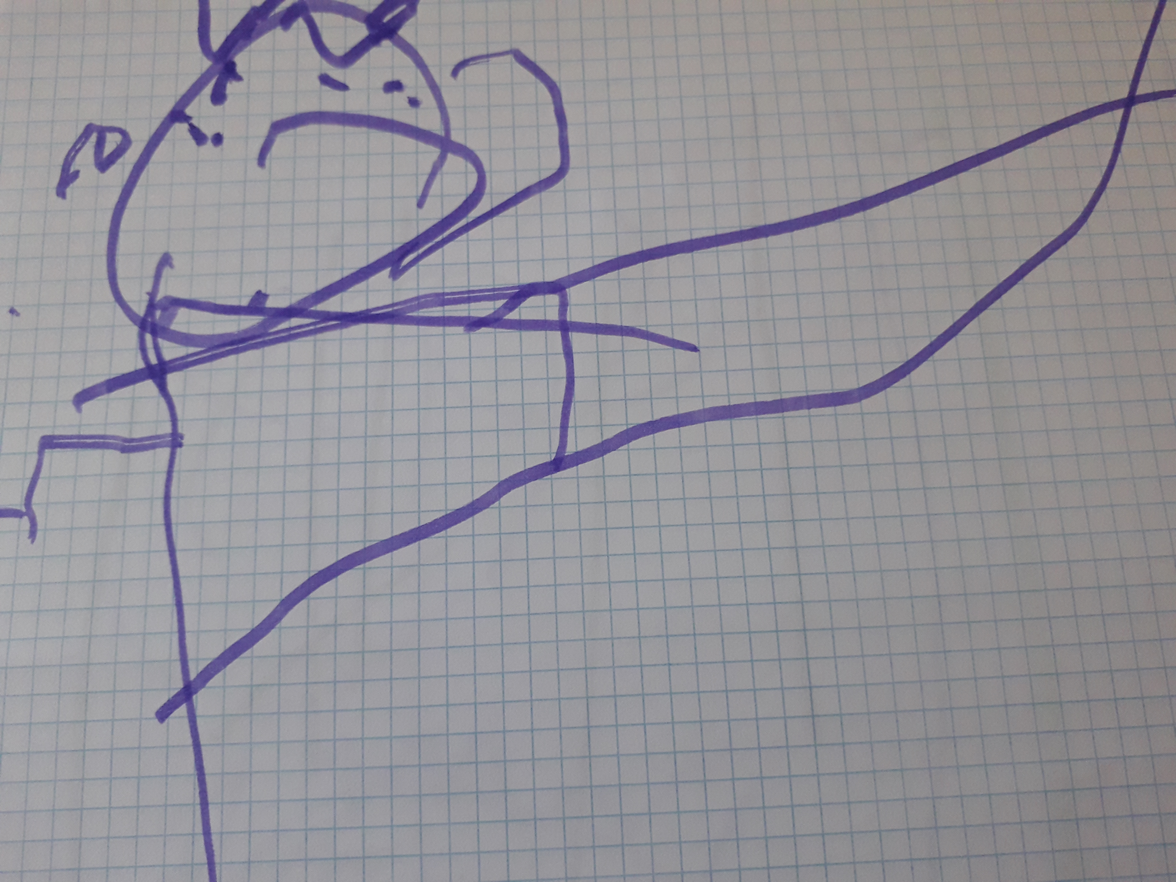 dibujo infantil niña con sindrome de down
